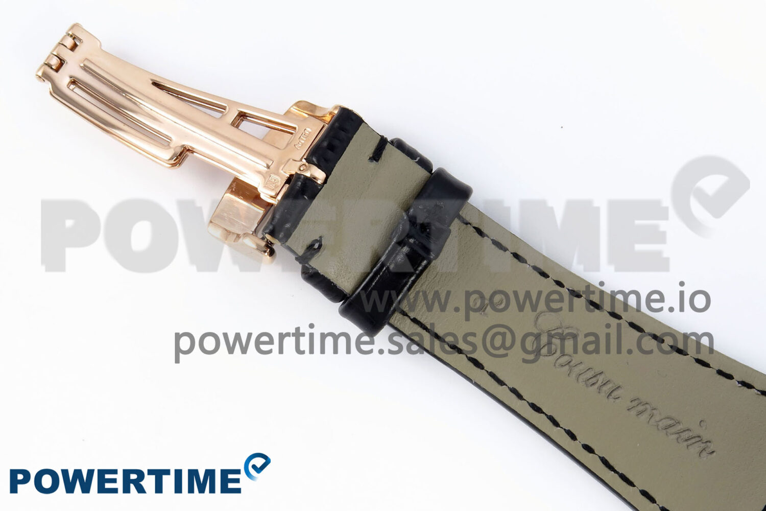 Royal Oak 15510 RG APSF 1:1 Best Edition Black Dial on Black Leather Strap SA4302 Super Clone V2 (SW Dial) - Image 11