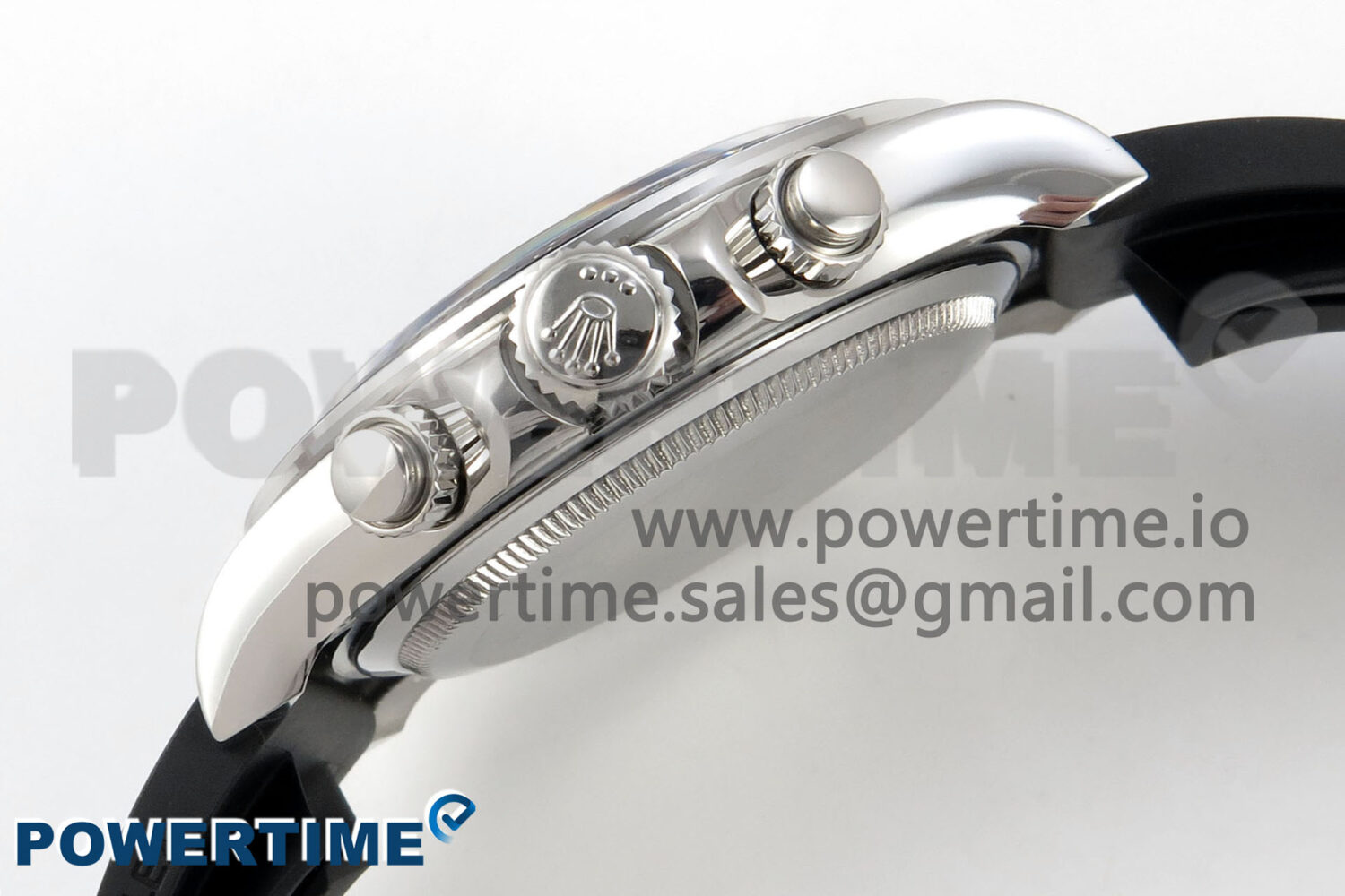 Daytona 126519LN SS Clean 1:1 Best Edition Black Diamonds Dial on Oysterflex Rubber Strap DD4131 - Image 7