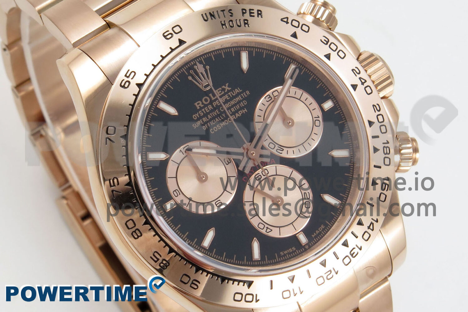 Daytona 126505 1:1 Best Edition Clean RG/Black Stick Dial on RG Bracelet Super Clone DD4131 - Image 2