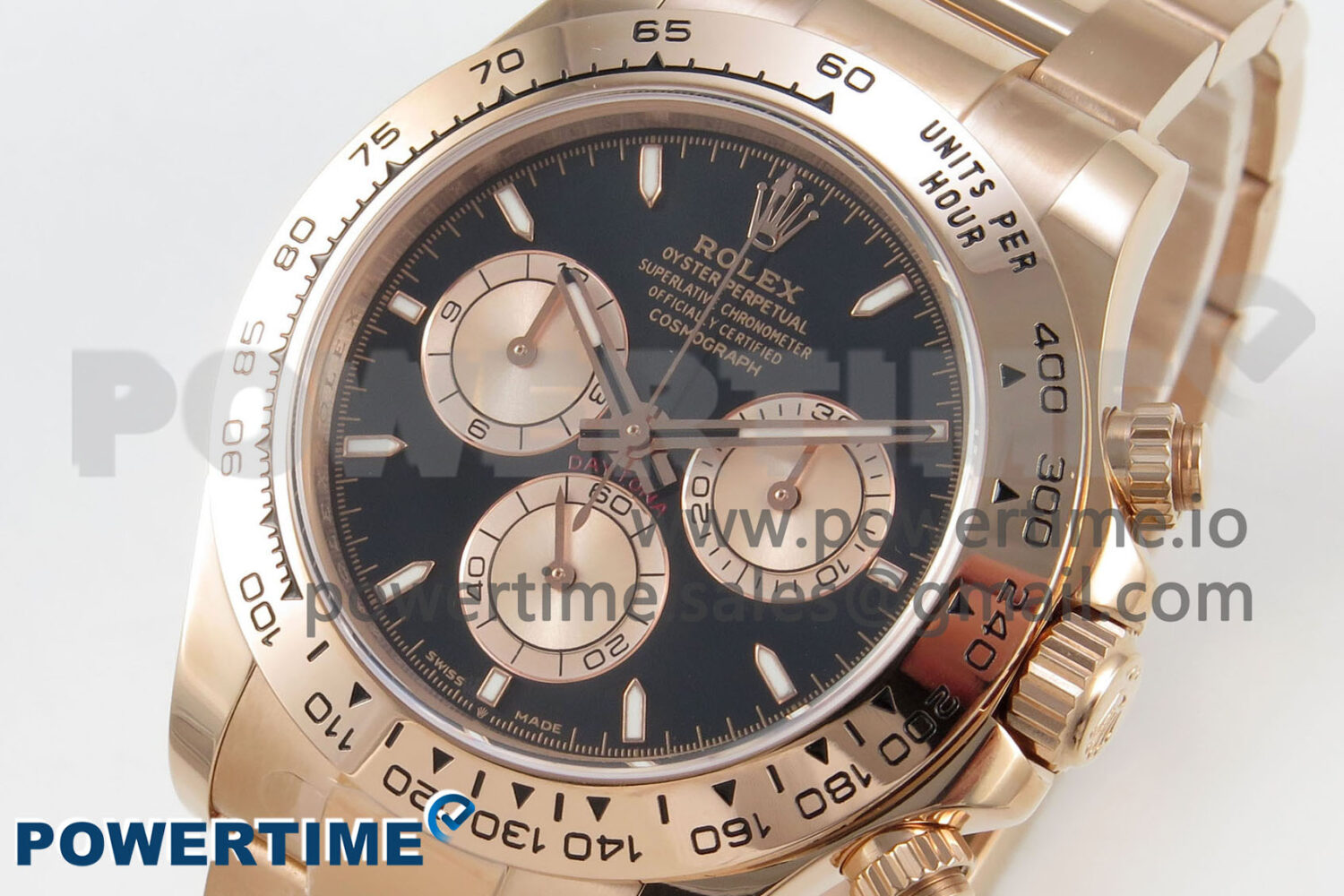 Daytona 126505 1:1 Best Edition Clean RG/Black Stick Dial on RG Bracelet Super Clone DD4131 - Image 3
