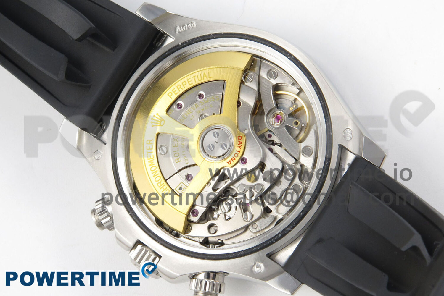 Daytona 126519LN SS Clean 1:1 Best Edition Black Diamonds Dial on Oysterflex Rubber Strap DD4131 - Image 10