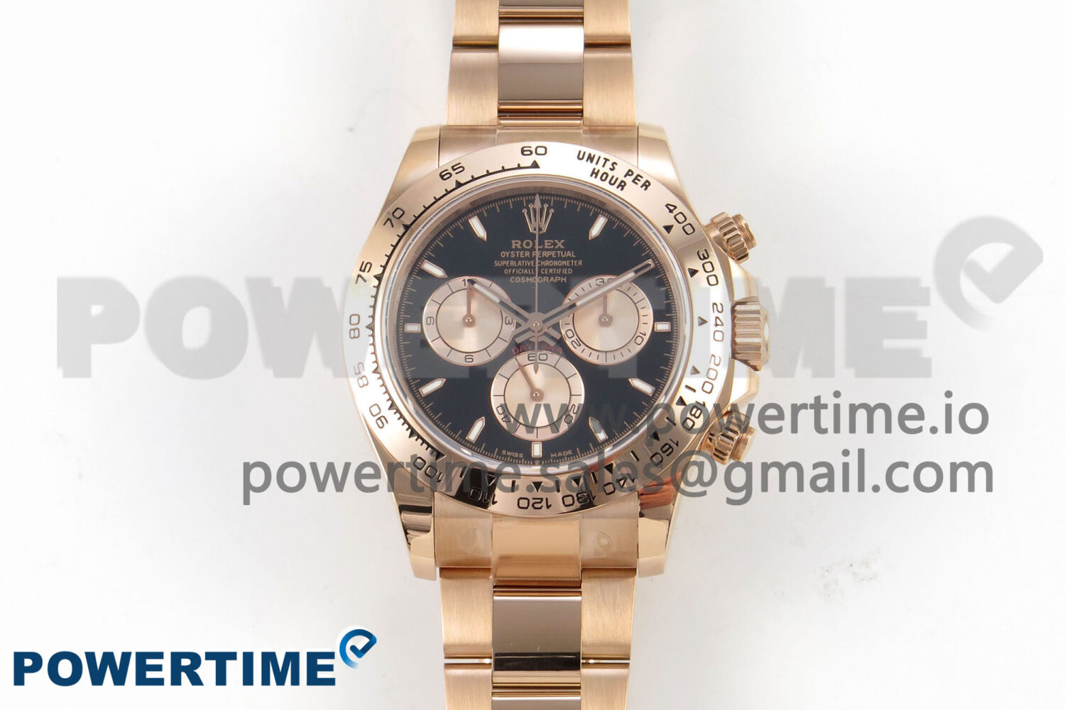 Daytona 126505 1:1 Best Edition Clean RG/Black Stick Dial on RG Bracelet Super Clone DD4131 - Image 1