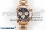 Daytona 126505 1:1 Best Edition Clean RG/Black Stick Dial on RG Bracelet Super Clone DD4131