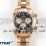Daytona 126505 1:1 Best Edition Clean RG/Black Stick Dial on RG Bracelet Super Clone DD4131