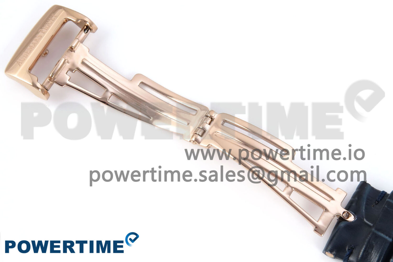 Royal Oak 15510 RG APSF 1:1 Best Edition Blue Dial on Blue Leather Strap SA4302 Super Clone V2 (SW Dial) - Image 12