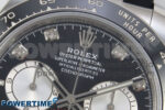 Daytona 126519LN SS Clean 1:1 Best Edition Black Diamonds Dial on Oysterflex Rubber Strap DD4131 - Image 4