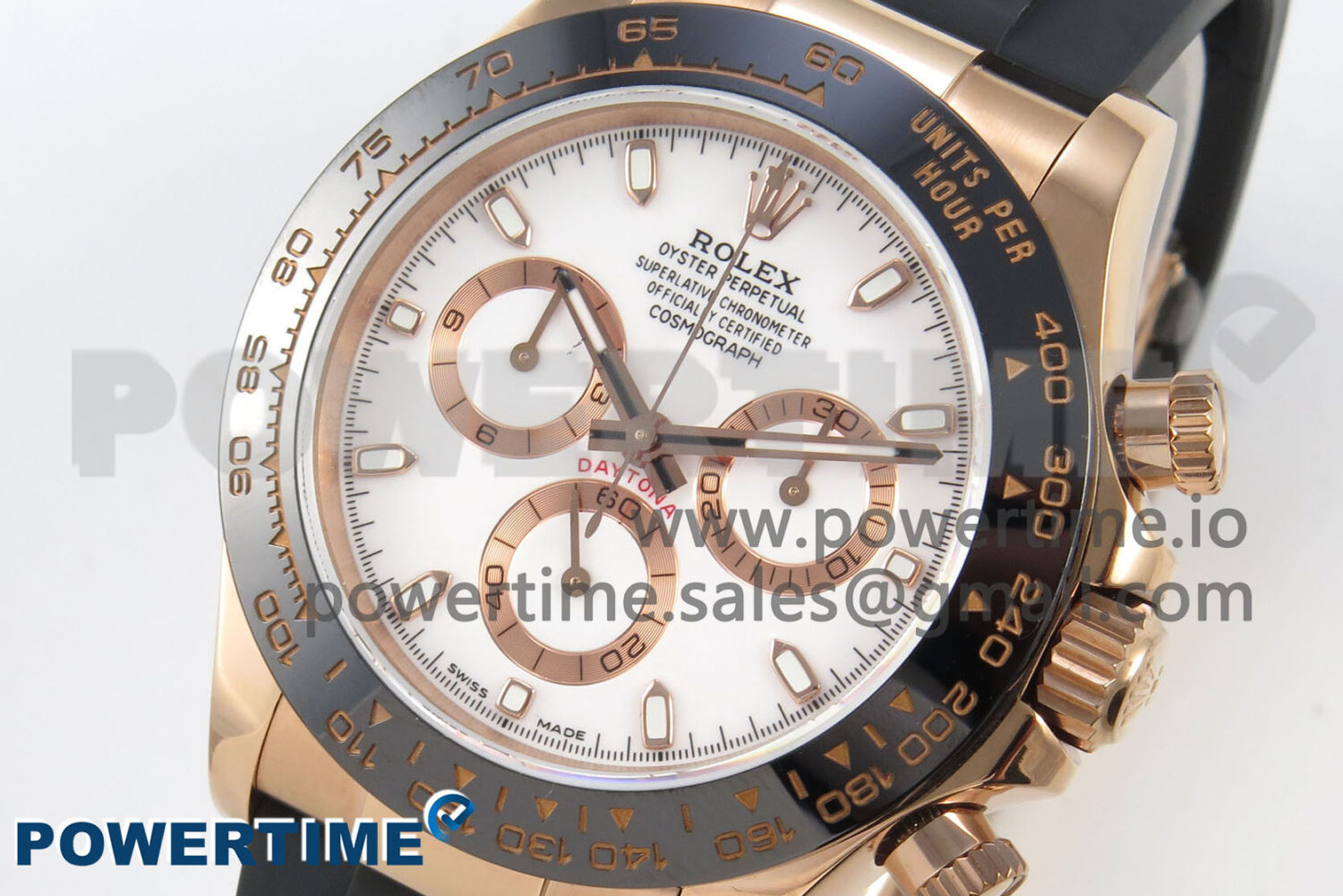 Daytona 116515 QF 1:1 Best Edition White/RG Dial on Oysterflex Strap SH4130 V11（Gain Weight） - Image 3
