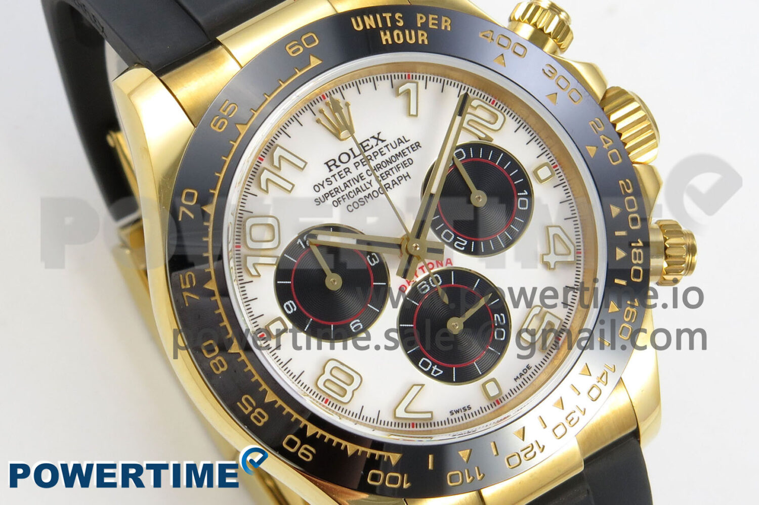 Daytona 116518 QF 1:1 Best Edition White/Black Dial on Oysterflex Strap SH4130 V11（Gain Weight） - Image 2