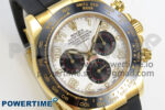 Daytona 116518 QF 1:1 Best Edition White/Black Dial on Oysterflex Strap SH4130 V11（Gain Weight） - Image 2