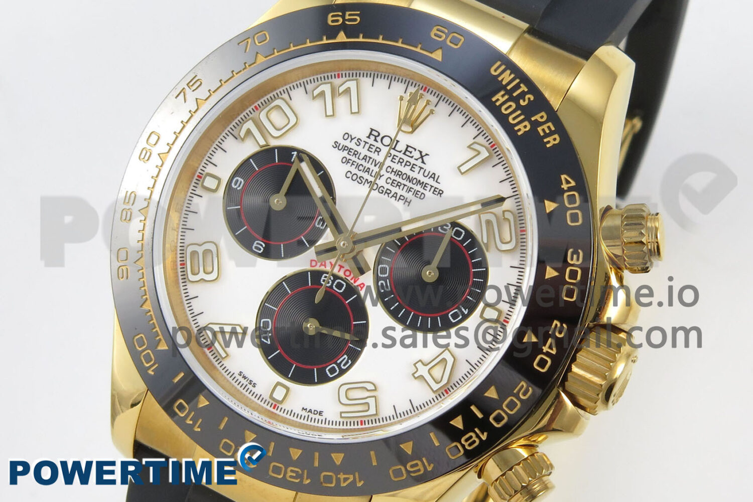 Daytona 116518 QF 1:1 Best Edition White/Black Dial on Oysterflex Strap SH4130 V11（Gain Weight） - Image 3