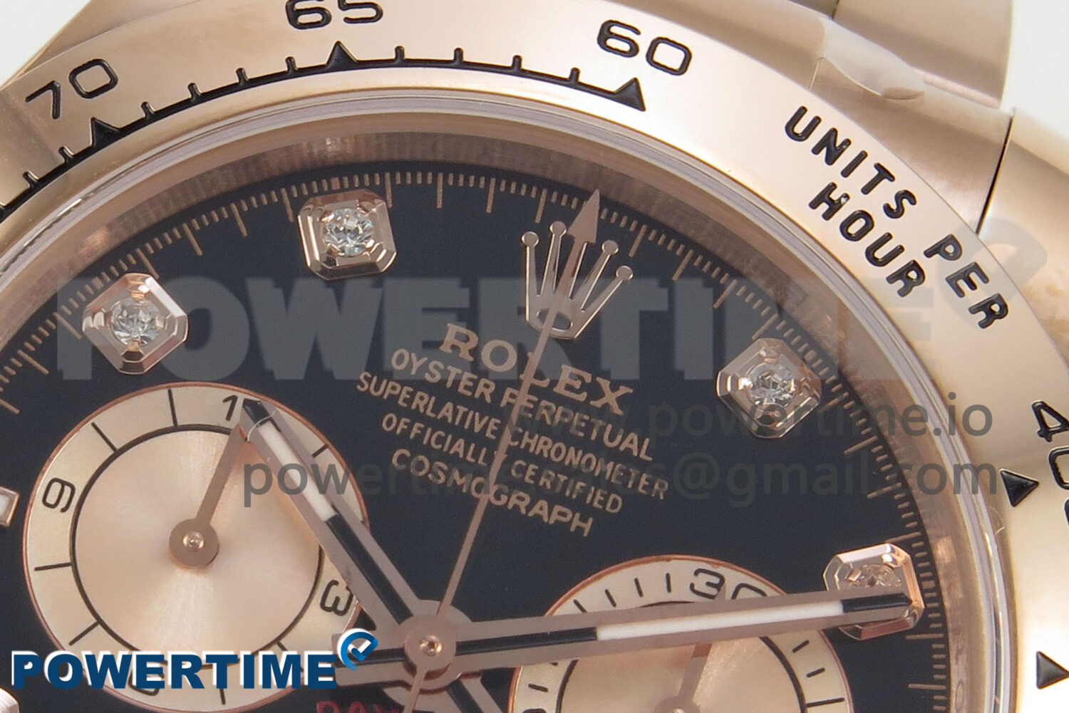 Daytona 126505 1:1 Best Edition Clean RG/Black Diamonds Dial on RG Bracelet Super Clone DD4131 - Image 4