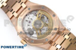 Royal Oak 15500 RG APSF 1:1 Best Edition Black Dial on RG Bracelet SA4302 Super Clone V2 (SW Dial) - Image 8