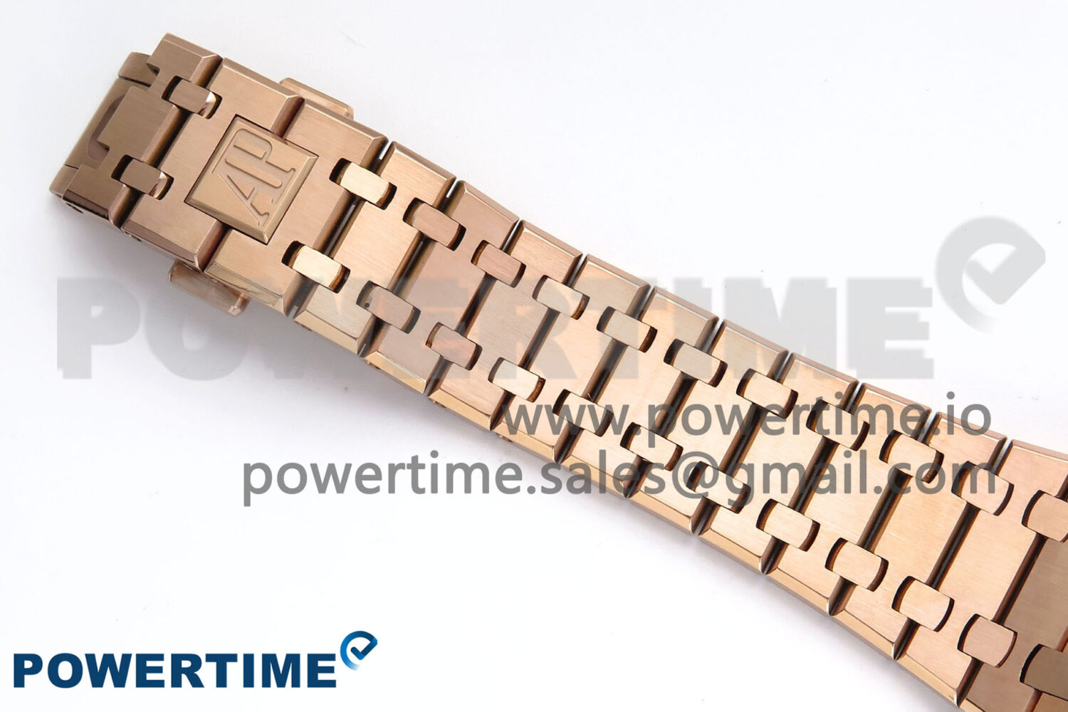 Royal Oak 15500 RG APSF 1:1 Best Edition Black Dial on RG Bracelet SA4302 Super Clone V2 (SW Dial) - Image 9