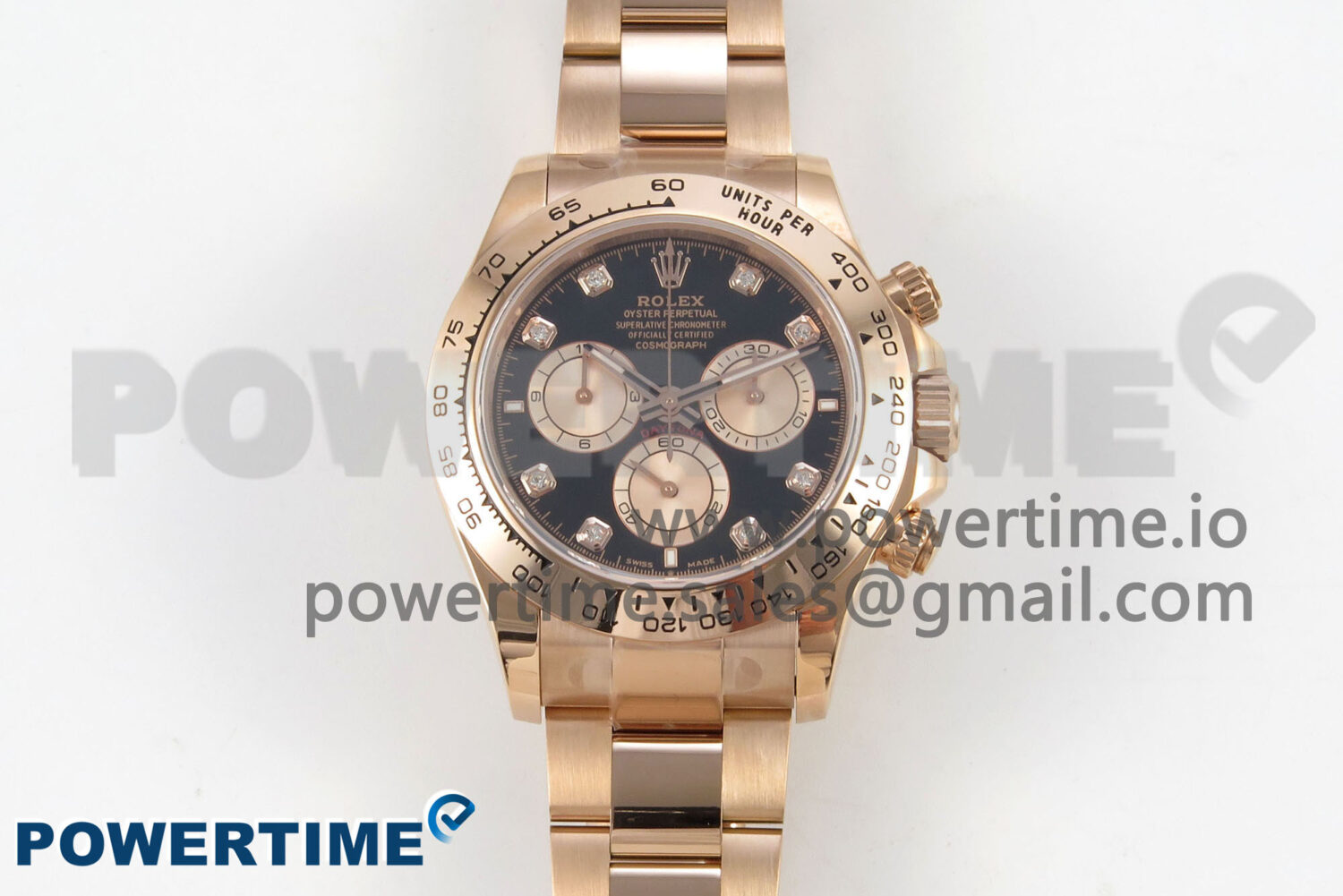 Daytona 126505 1:1 Best Edition Clean RG/Black Diamonds Dial on RG Bracelet Super Clone DD4131 - Image 1