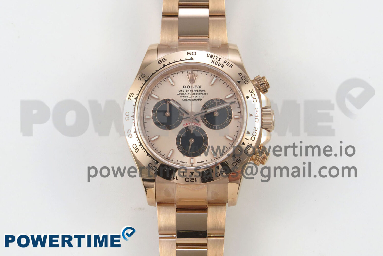 Daytona 126505 RG Clean 1:1 Best Edition RG Champagne Stick Dial on RG Bracelet Super Clone DD4131 - Image 1