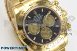 Daytona 126508 Clean 1:1 Best Edition Black/YG Dial on YG Bracelet Super Clone DD4131 - Image 2