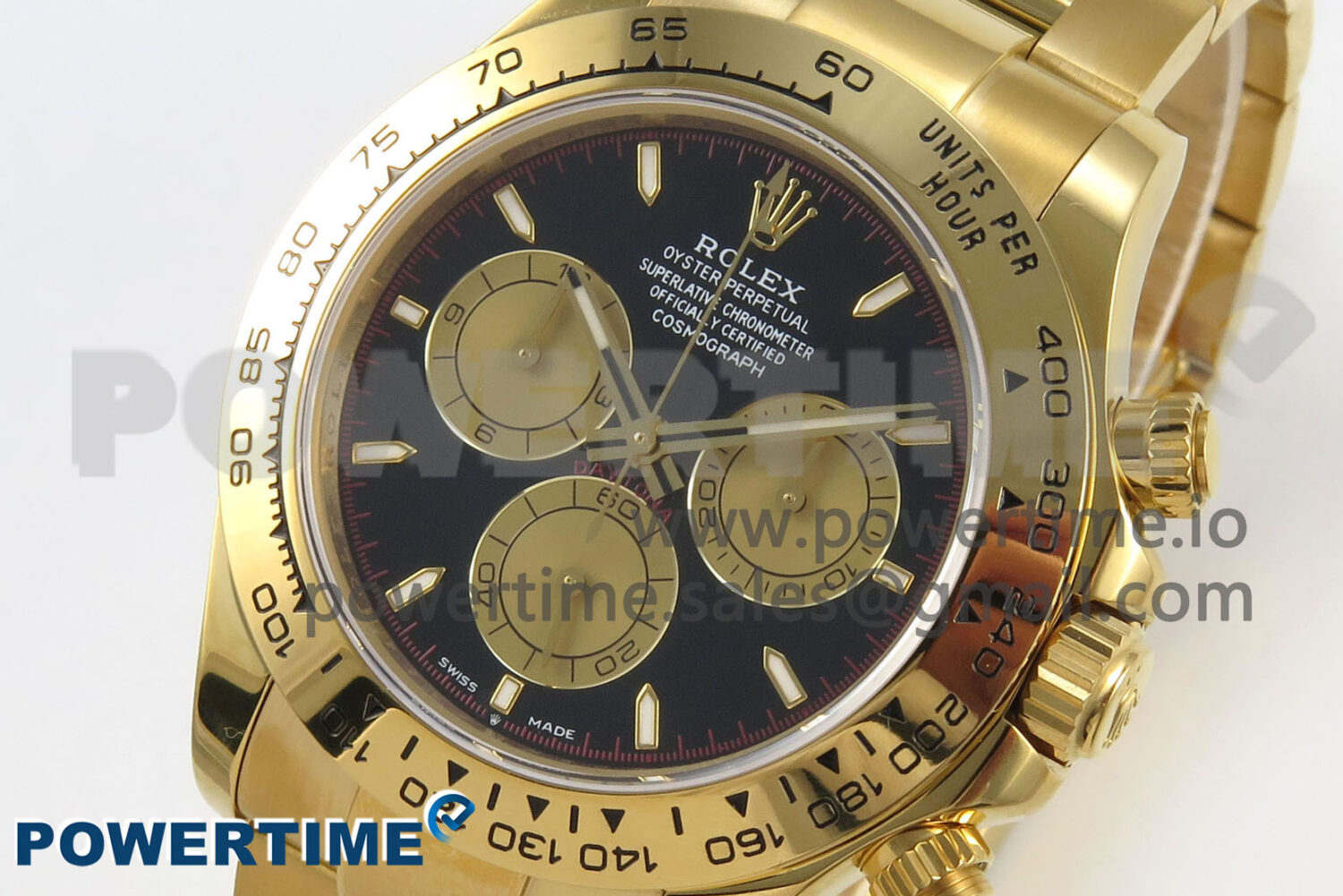 Daytona 126508 Clean 1:1 Best Edition Black/YG Dial on YG Bracelet Super Clone DD4131 - Image 3