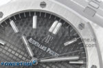Royal Oak 15500 SS APSF 1:1 Best Edition Gray Dial on SS Bracelet SA4302 Super Clone V2 (SW Dial) - Image 4
