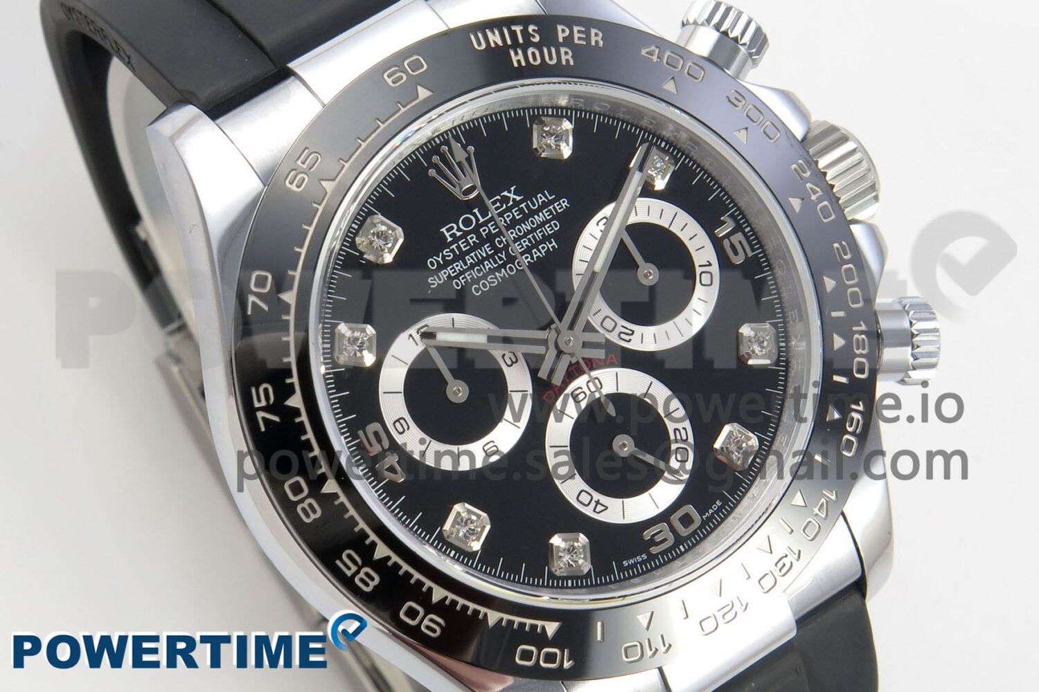 Daytona 116519 QF 1:1 Best Edition Black/Grey Dial on Oysterflex Strap SH4130 V11（Gain Weight） - Image 2