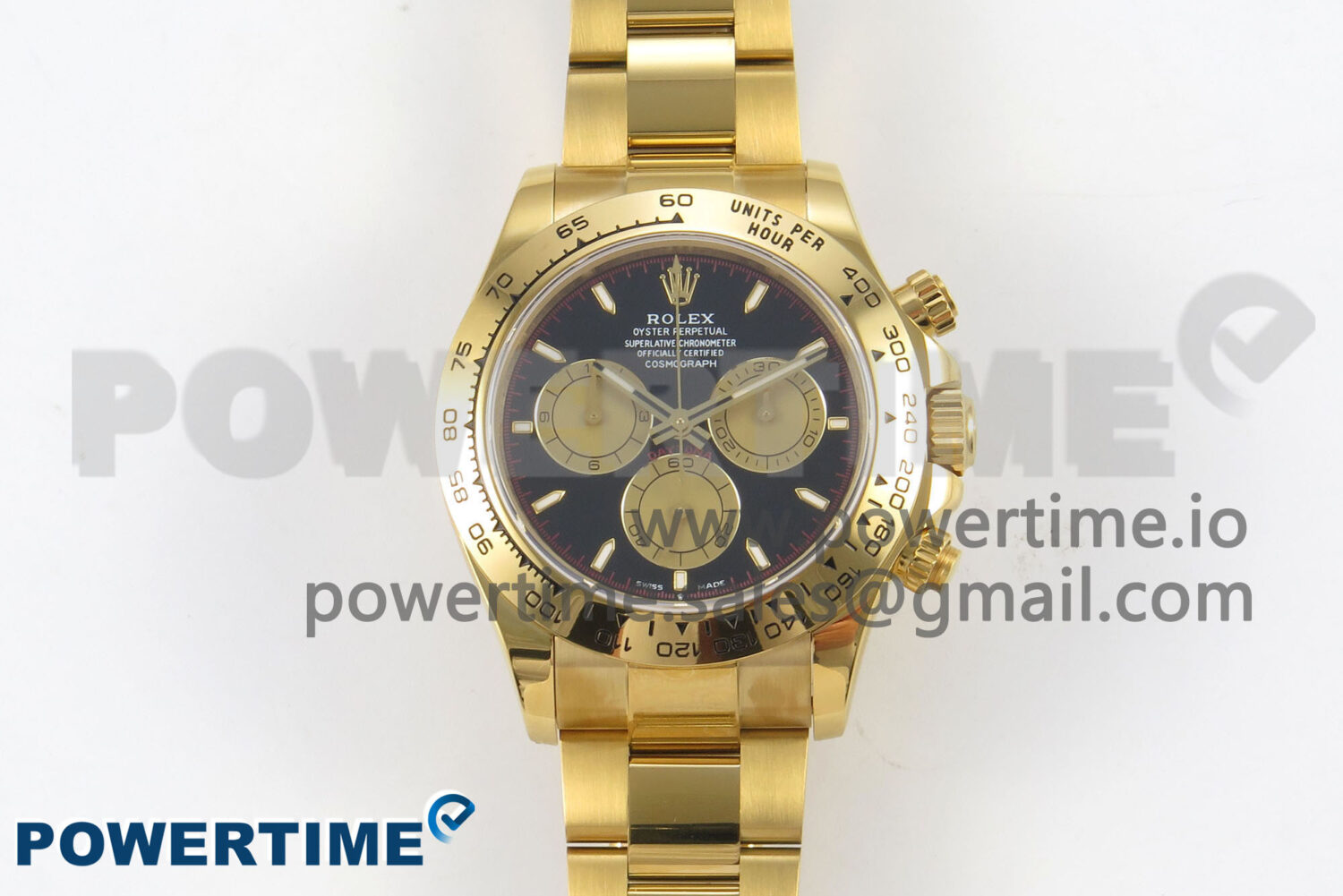 Daytona 126508 Clean 1:1 Best Edition Black/YG Dial on YG Bracelet Super Clone DD4131 - Image 1