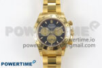 Daytona 126508 Clean 1:1 Best Edition Black/YG Dial on YG Bracelet Super Clone DD4131