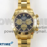 Daytona 126508 Clean 1:1 Best Edition Black/YG Dial on YG Bracelet Super Clone DD4131