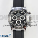 Daytona 116519 QF 1:1 Best Edition Black/Grey Dial on Oysterflex Strap SH4130 V11（Gain Weight）