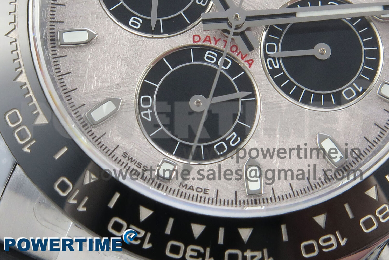 Daytona 116519 QF 1:1 Best Edition Meteorite/Black Dial on Oysterflex Strap SH4130 V11（Gain Weight） - Image 5