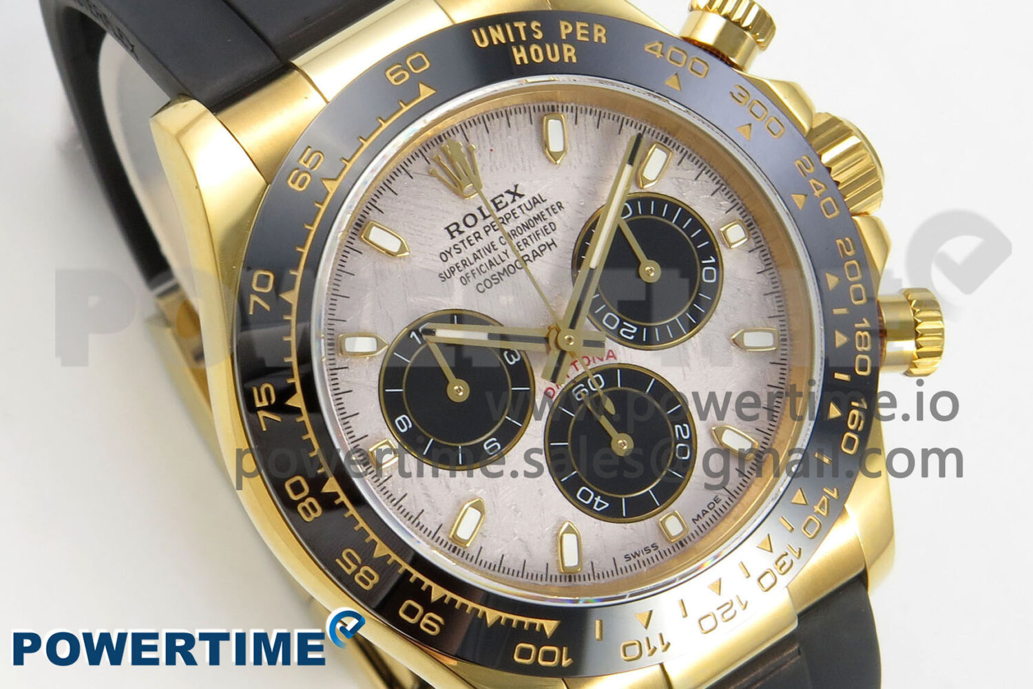 Daytona 116518 QF 1:1 Best Edition Meteorite Dial on Oysterflex Strap SH4130 V11（Gain Weight） - Image 2