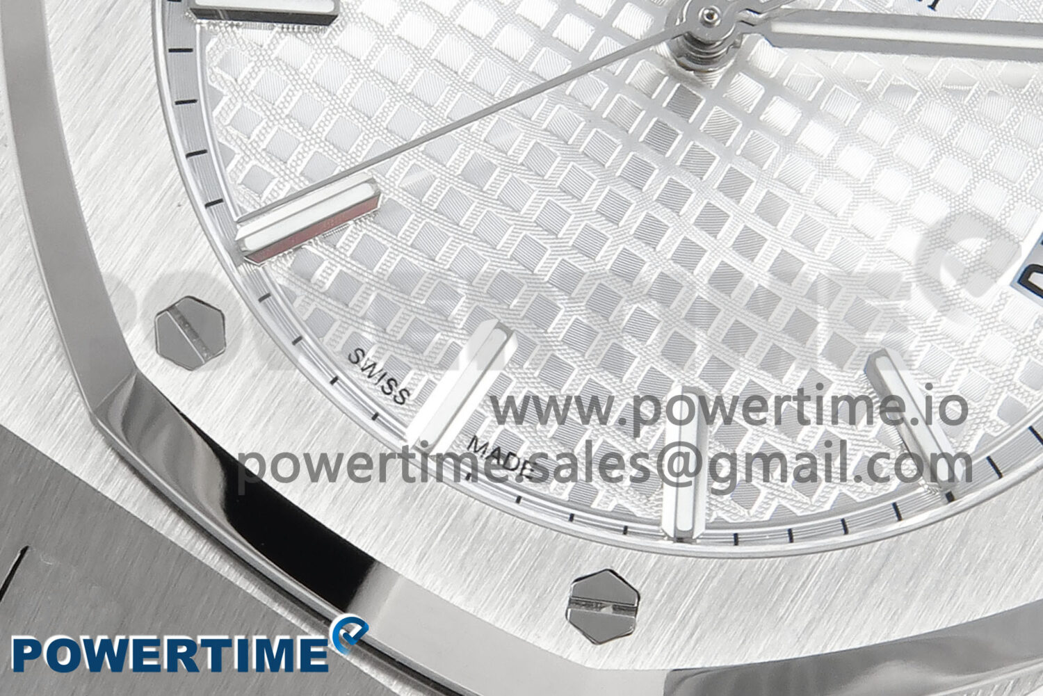 Royal Oak 15500 SS APSF 1:1 Best Edition Silver Dial on SS Bracelet SA4302 Super Clone V2 (SW Dial) - Image 5