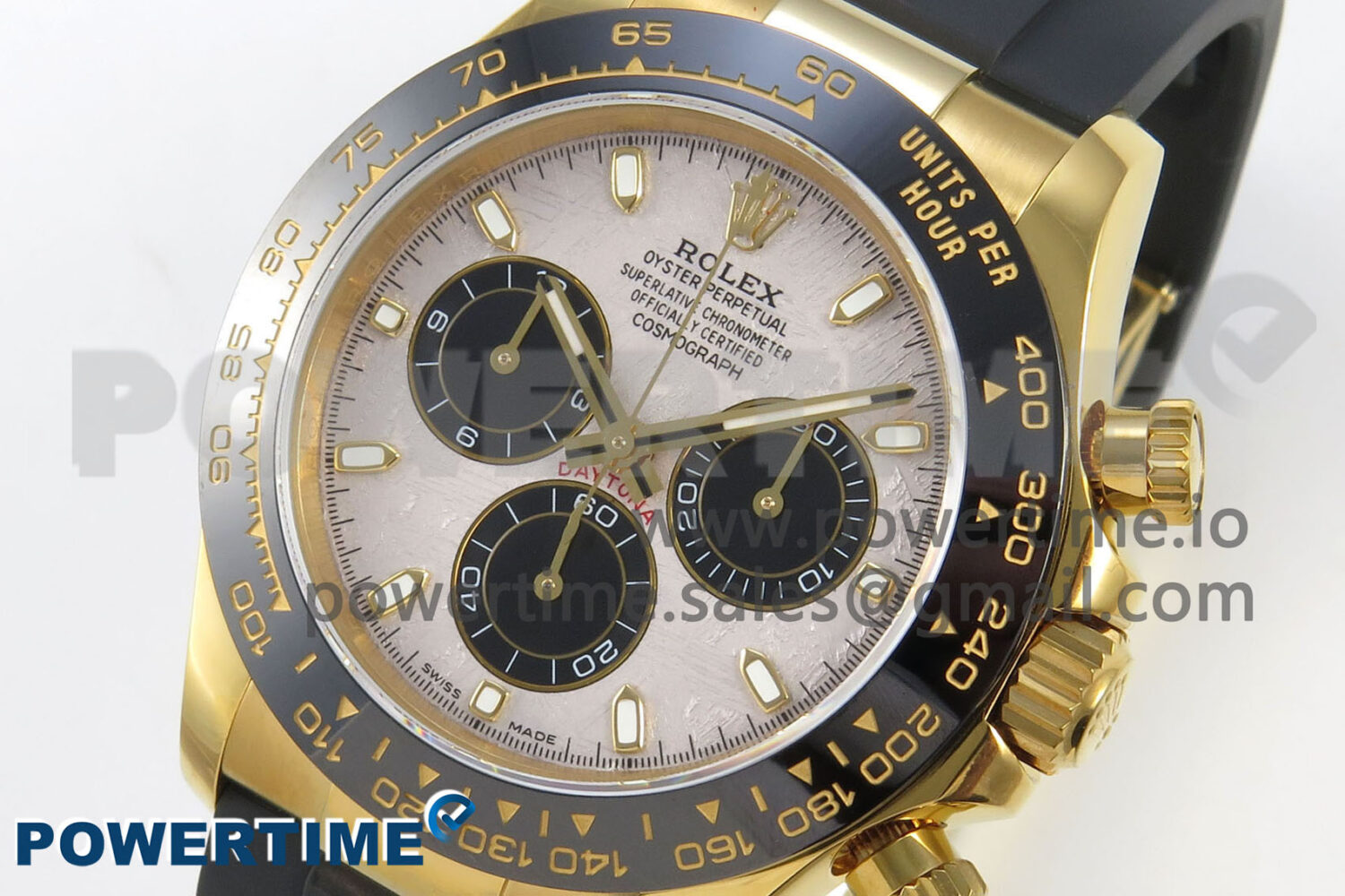Daytona 116518 QF 1:1 Best Edition Meteorite Dial on Oysterflex Strap SH4130 V11（Gain Weight） - Image 3