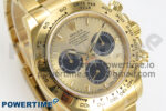 Daytona 126508 YG Clean 1:1 Best Edition YG/Black Dial on YG Bracelet Super Clone DD4131 - Image 2