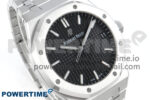 Royal Oak 15500 SS APSF 1:1 Best Edition Black Dial on SS Bracelet SA4302 Super Clone V2 (SW Dial) - Image 2