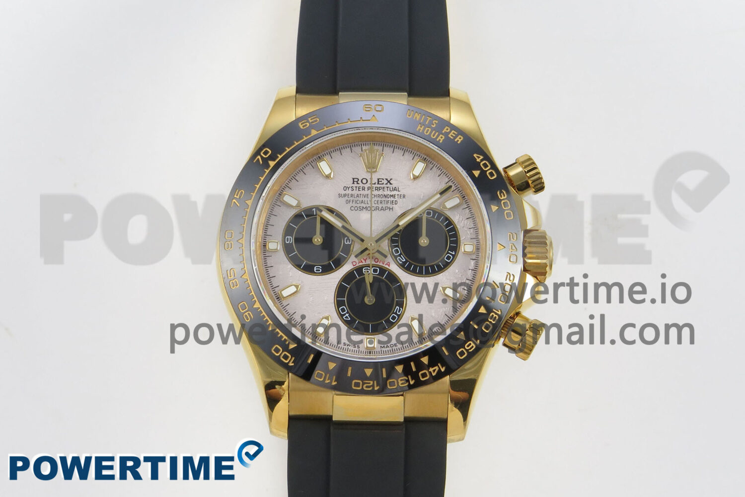 Daytona 116518 QF 1:1 Best Edition Meteorite Dial on Oysterflex Strap SH4130 V11（Gain Weight） - Image 1