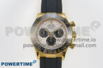 Daytona 116518 QF 1:1 Best Edition Meteorite Dial on Oysterflex Strap SH4130 V11（Gain Weight）