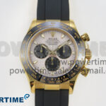 Daytona 116518 QF 1:1 Best Edition Meteorite Dial on Oysterflex Strap SH4130 V11（Gain Weight）