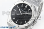 Royal Oak 15500 SS APSF 1:1 Best Edition Black Dial on SS Bracelet SA4302 Super Clone V2 (SW Dial) - Image 3