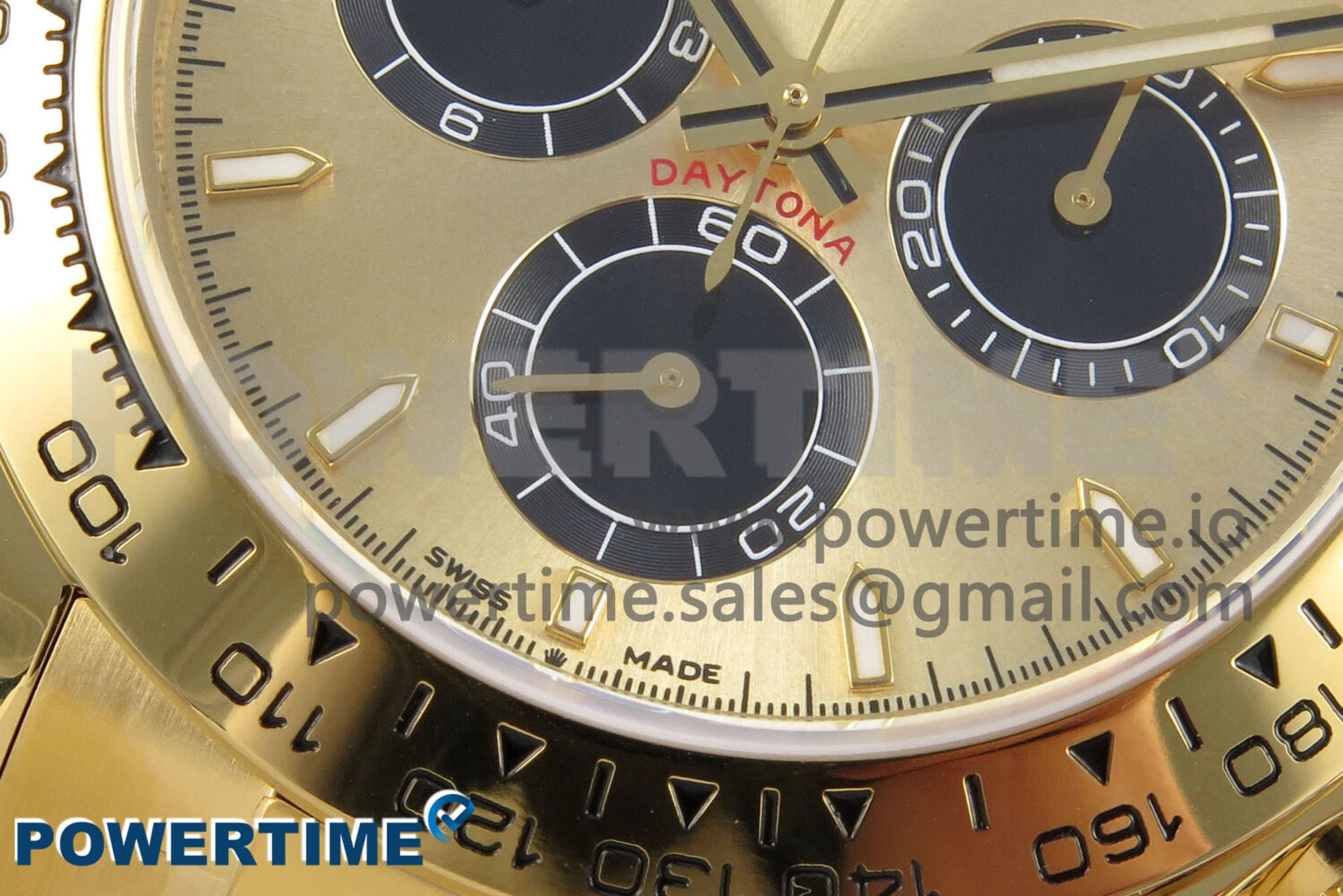 Daytona 126508 YG Clean 1:1 Best Edition YG/Black Dial on YG Bracelet Super Clone DD4131 - Image 5