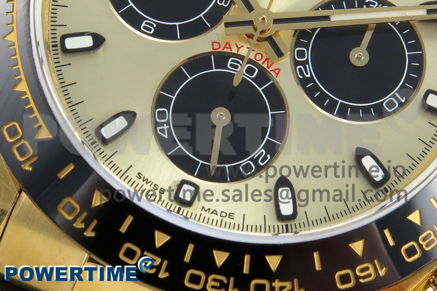 Daytona 116518 QF 1:1 Best Edition YG/Black Dial on Oysterflex Strap SH4130 V11（Gain Weight） - Image 5