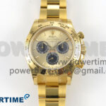 Daytona 126508 YG Clean 1:1 Best Edition YG/Black Dial on YG Bracelet Super Clone DD4131