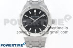 Royal Oak 15500 SS APSF 1:1 Best Edition Black Dial on SS Bracelet SA4302 Super Clone V2 (SW Dial)