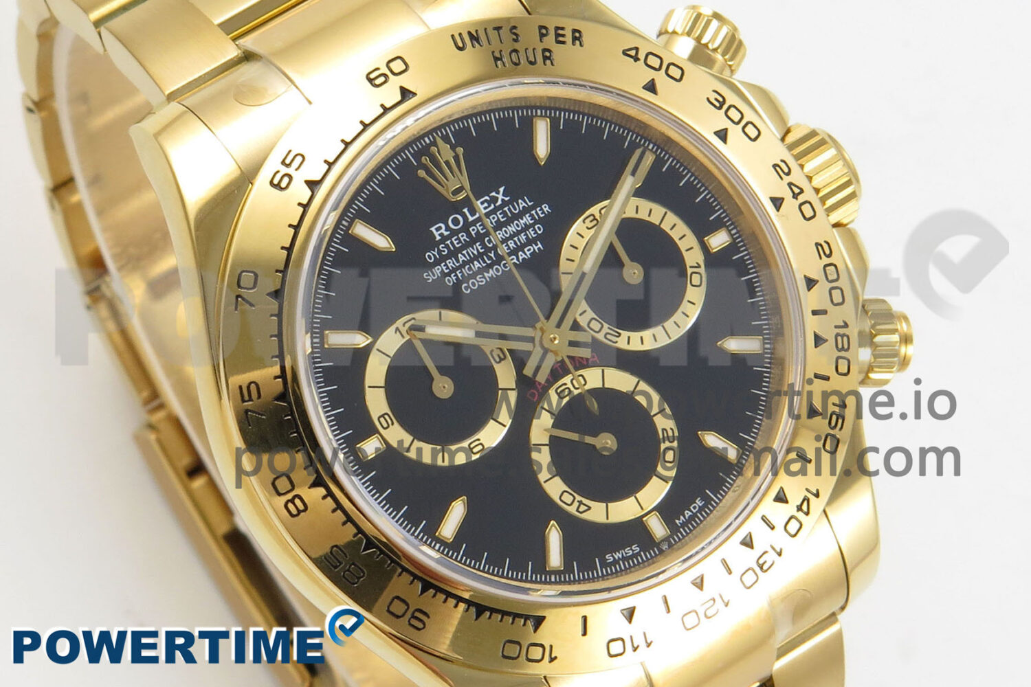 Daytona 126508 YG Clean 1:1 Best Edition Black Dial on YG Bracelet Super Clone DD4131 - Image 2