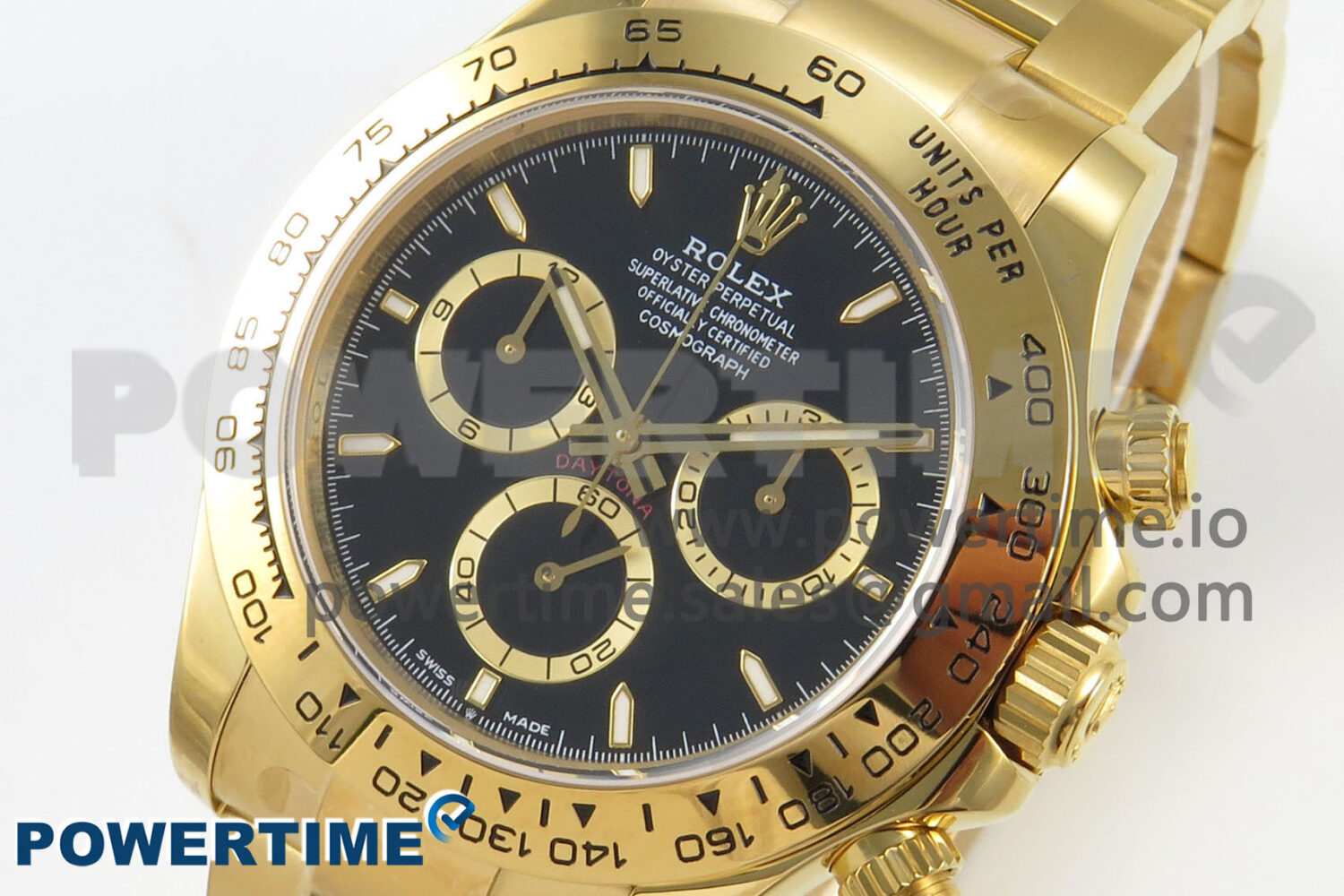 Daytona 126508 YG Clean 1:1 Best Edition Black Dial on YG Bracelet Super Clone DD4131 - Image 3