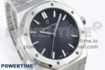 Royal Oak 15500 SS APSF 1:1 Best Edition Blue Dial on SS Bracelet SA4302 Super Clone V2 (SW Dial) - Image 2