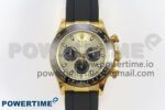 Daytona 116518 QF 1:1 Best Edition YG/Black Dial on Oysterflex Strap SH4130 V11（Gain Weight）