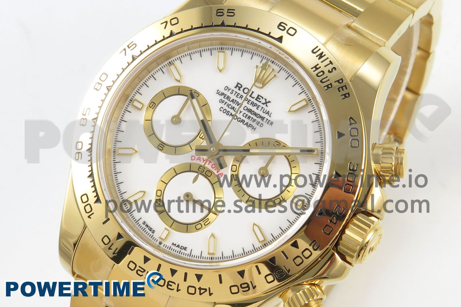 Daytona 126508 YG Clean 1:1 Best Edition White Dial on YG Bracelet Super Clone DD4131 - Image 3