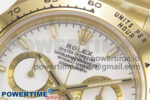 Daytona 126508 YG Clean 1:1 Best Edition White Dial on YG Bracelet Super Clone DD4131 - Image 4