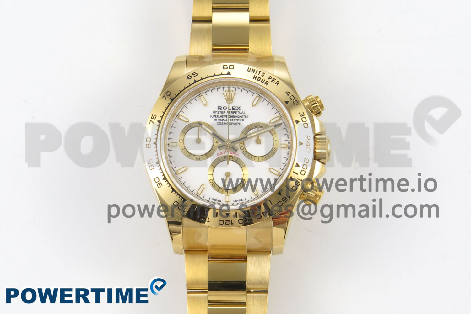 Daytona 126508 YG Clean 1:1 Best Edition White Dial on YG Bracelet Super Clone DD4131 - Image 1
