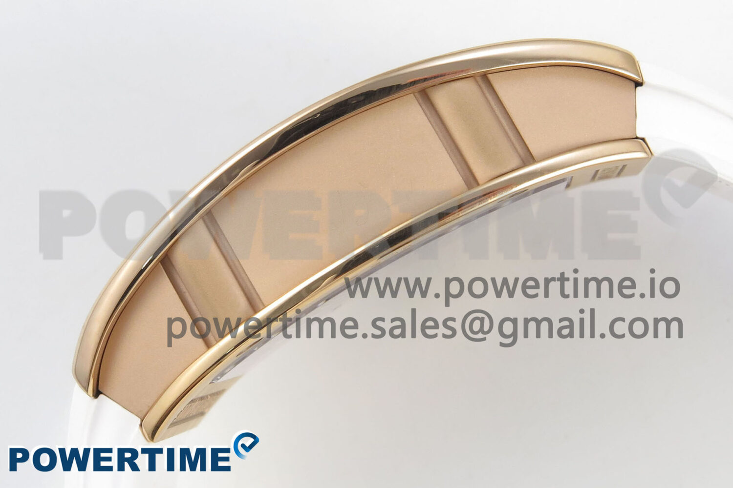 RM07 Ladies RG Diamonds Bezel ZF 1:1 Best Edition Red Diamonds Skeleton Dial on White Rubber Strap CRMA2 Clone - Image 7
