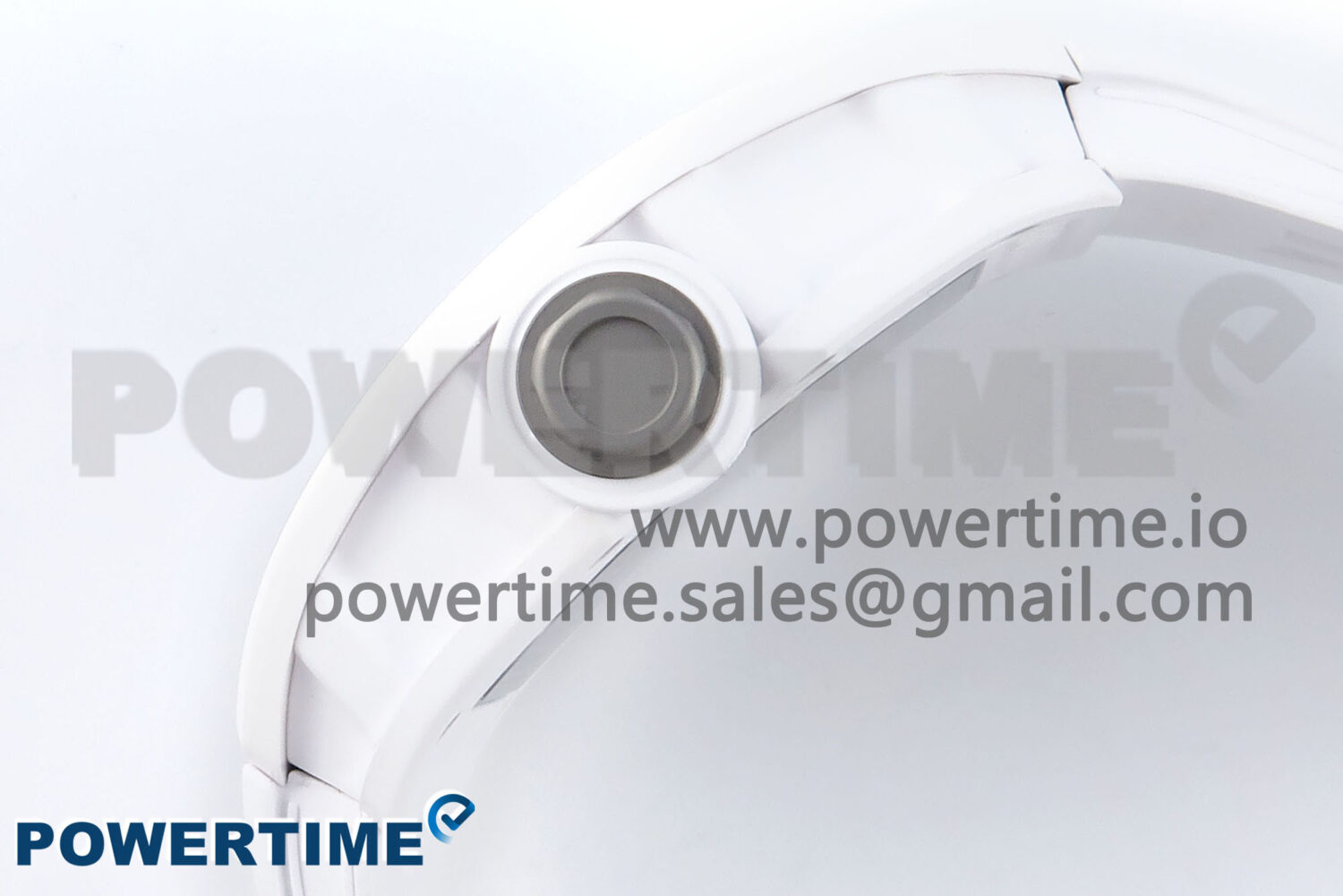 RM055 White Ceramic ZF 1:1 Best Edition on Shark Rubber Strap RMUL2 Super Clone - Image 6